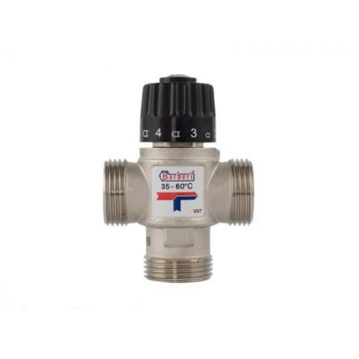Клапан термосмесительный G1"M 35-60C Kv1.6