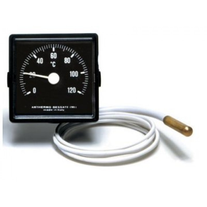 Термометр Arthermo QP-03 0-120°С капіляр 1500 мм квадратний