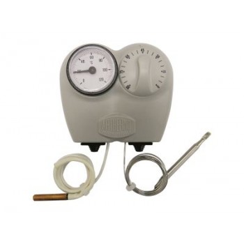 Термостат Arthermo 0-90°C + Tермометр 0-120°C капиляр 1500мм