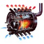 Печь отопительная конвекционная "Grizzly" 14 кВт