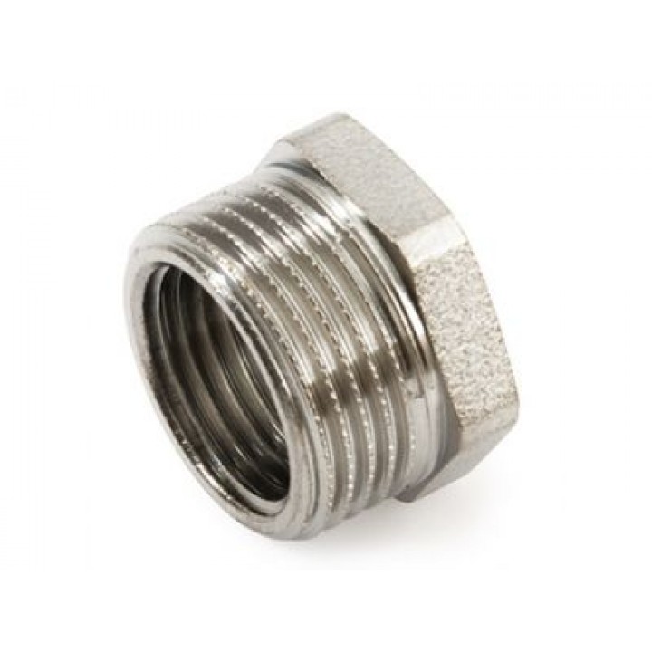 Футорка M/F 6-гран. ХРОМ 1"x3/4"
