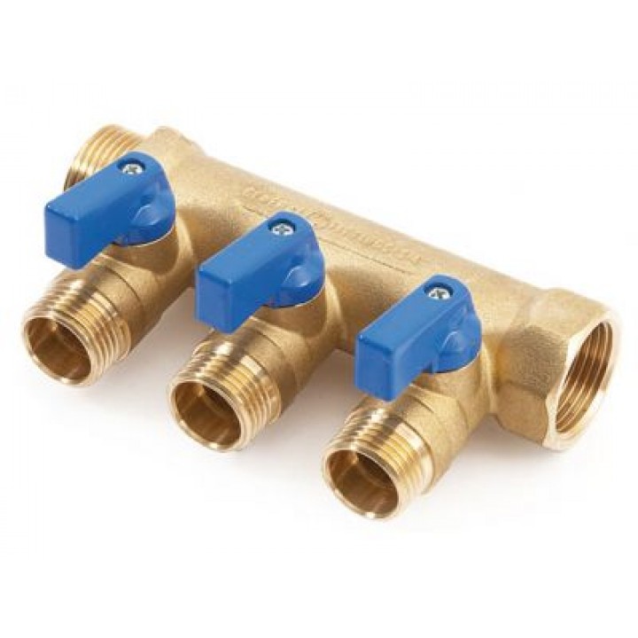Коллектор EK. BLUE NK 3/4"x3/4"-T3