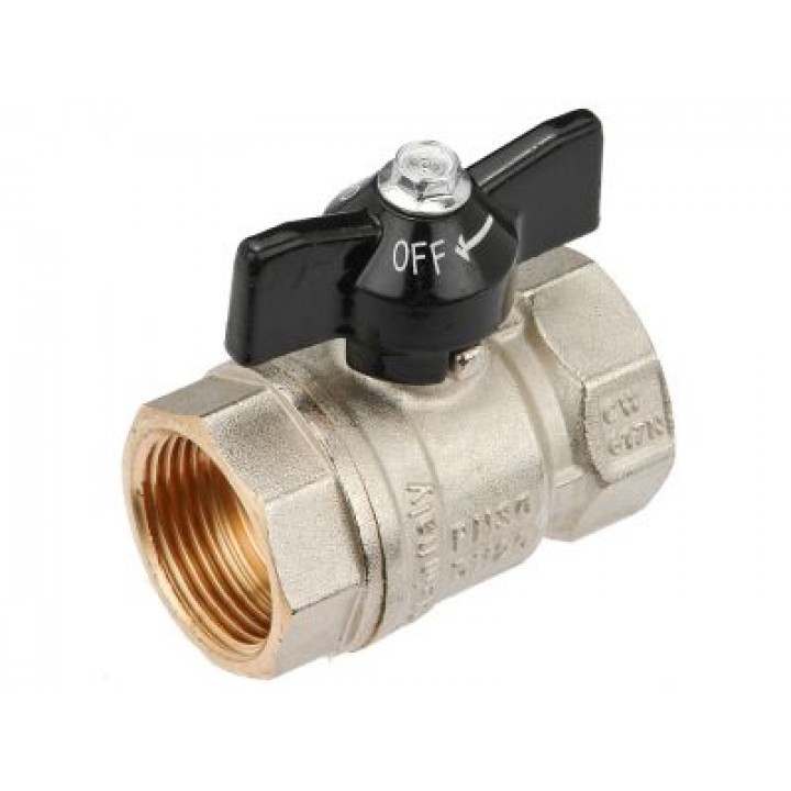 Кран шаровый NK 1/2" ВВ бабочка General Fittings