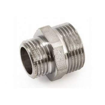 Ниппель редукц. ХРОМ 1/2"x3/8"