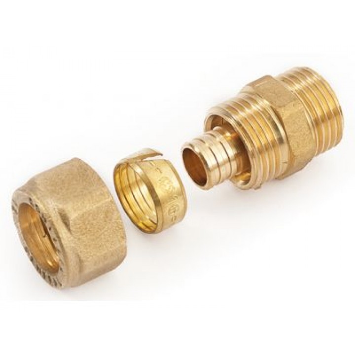 Фитинг с заж.кольцом 1/2"-16х2.0 наруж