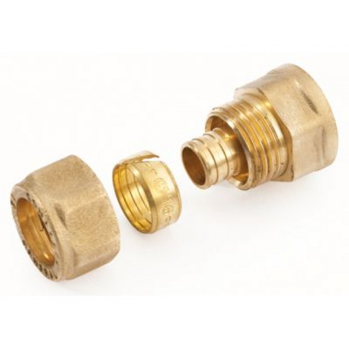 Фитинг с заж.кольцом 1/2"-16х2.2 внутр