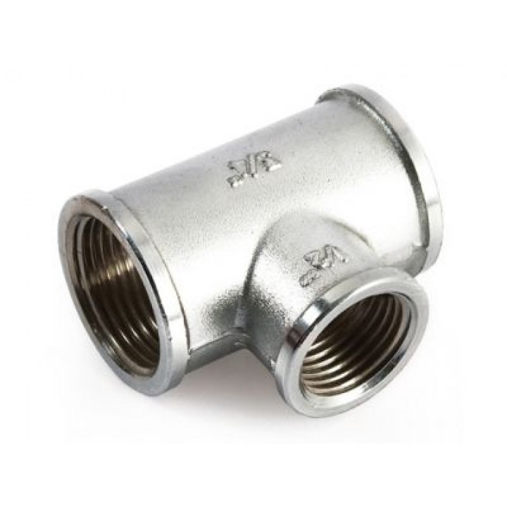 Тройник редукционный 1"x3/4"x1" ВВВ Хром General Fittings
