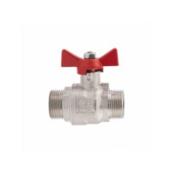Кран кульовий MM 1/2" метелик