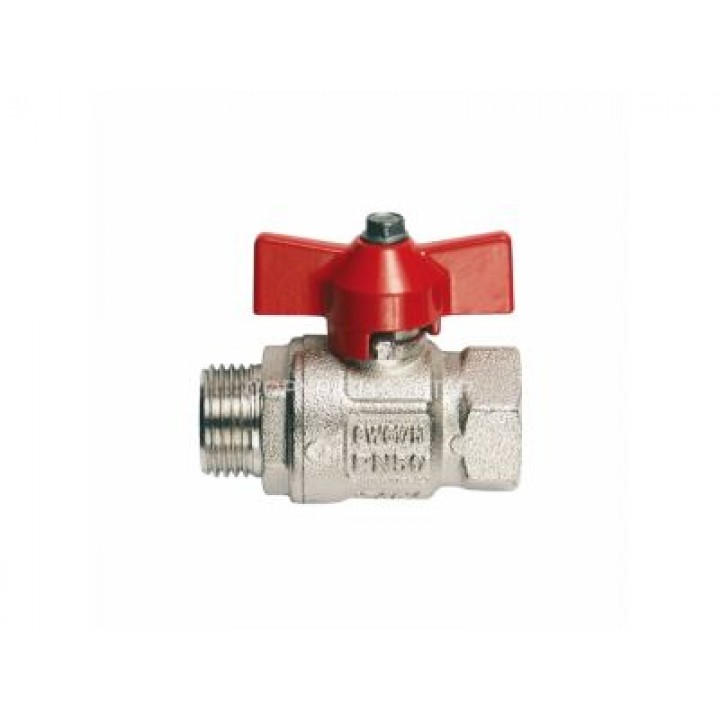 Кран кульовий повнопрохідний IDEAL 1/2" ЗВ важіль