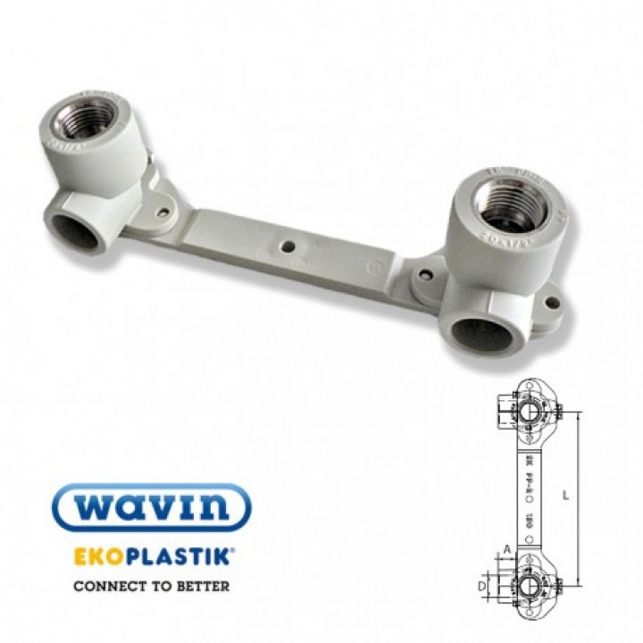 Комплект для смесителя Ekoplastik 20х1/2"
