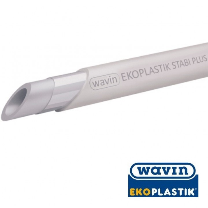 Труба Ekoplastik 20х2,8 PP-r PN 20 стаби PLUS