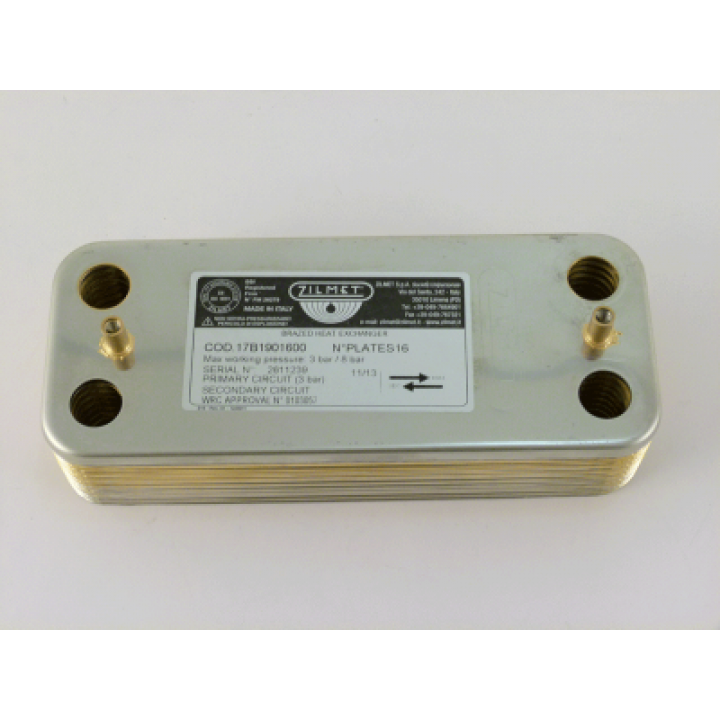 Теплообменник ZB500 30P. N.4 1"INOX